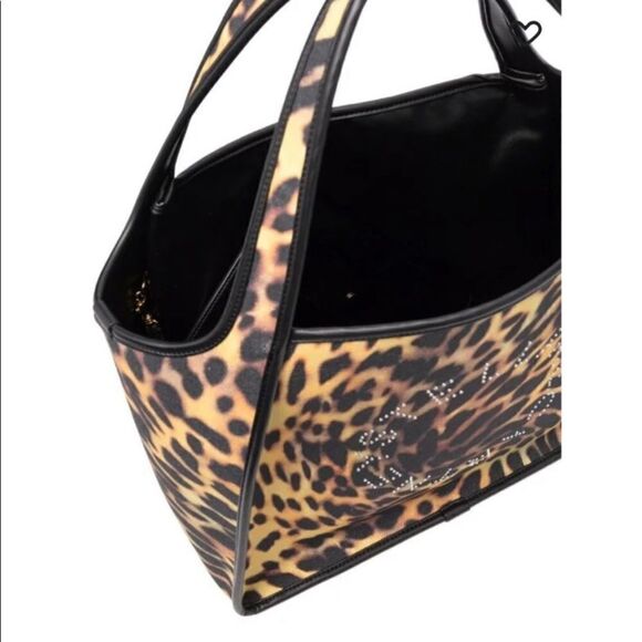 Stella McCartney Stella Logo leopard-print tote bag - Picture 5 of 6